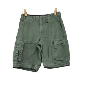 Boy Scouts of America Cargo Shorts Kids 12 Green Canvas Uniform Camping Hiking